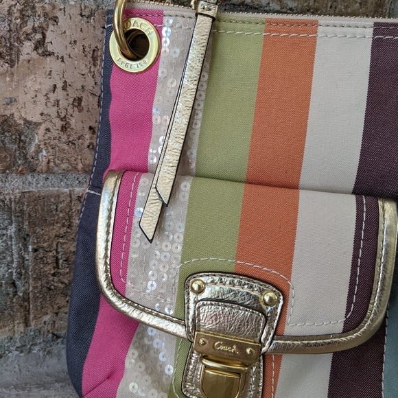 NWT Vintage coach poppy collection crossbody/shoulder - Picture 3 of 7
